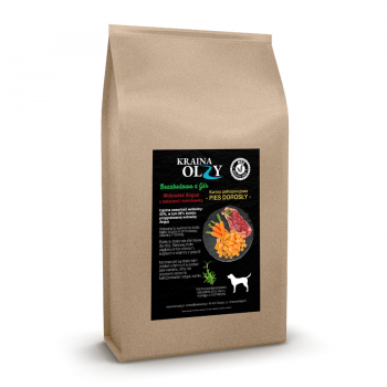 Bezzbożowa z Gór - karma dla psa Zdrowa Wołowina 2kg